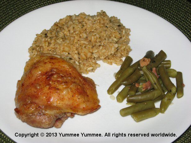 Seasoned Chicken & Rice