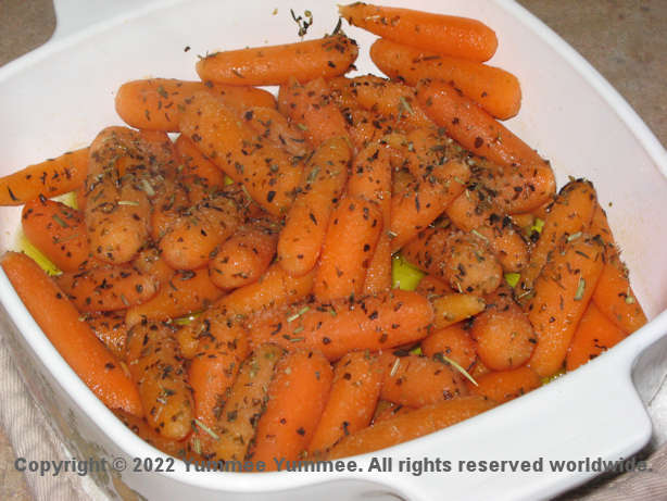 Quick & easy recipe - Italian seasoned carrots.