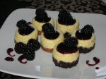 Yummee Yummee Mini Blackberry Cheesecakes