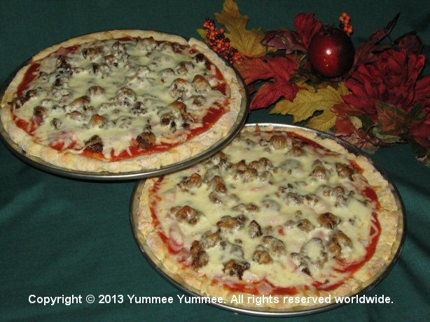 Gourmet Thick Crust Pizza - gluten-free - add your favorite toppings.