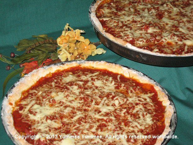 Chicago Style Deep Dish Pizza