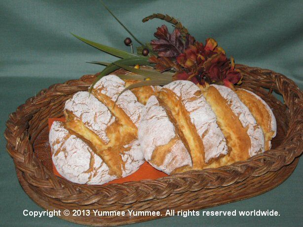 Rustic Bread Loaves make pan free baking a snap.