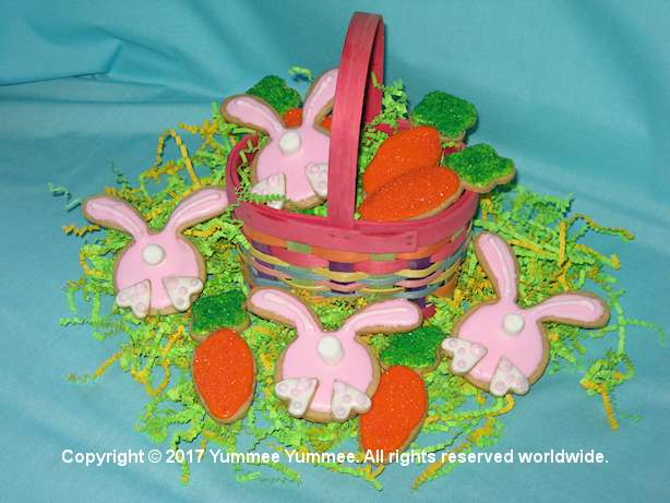 Easy Cut Out Sugar cookies from the Easter Bunny