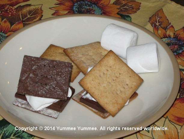S’mores - gluten-free fun for everyone. Don't burn your marshmallow!