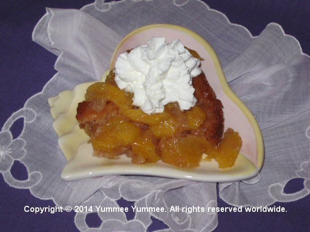 Peach Cobbler - serve warm with ice cream. It's a great summer time dessert with fresh peaches.
