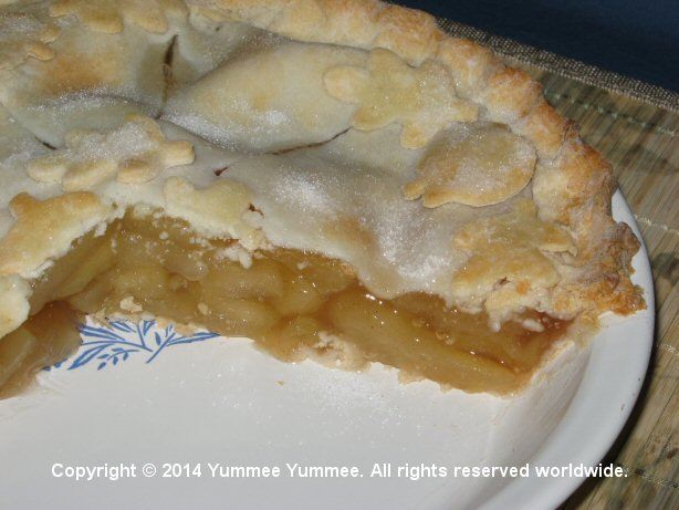 Two Crust Pie - gluten-free pie crust is perfect for all American apple pie. Don't forget the ice cream!
