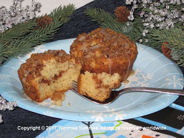 Coffee Cake muffins are great for breakfast.