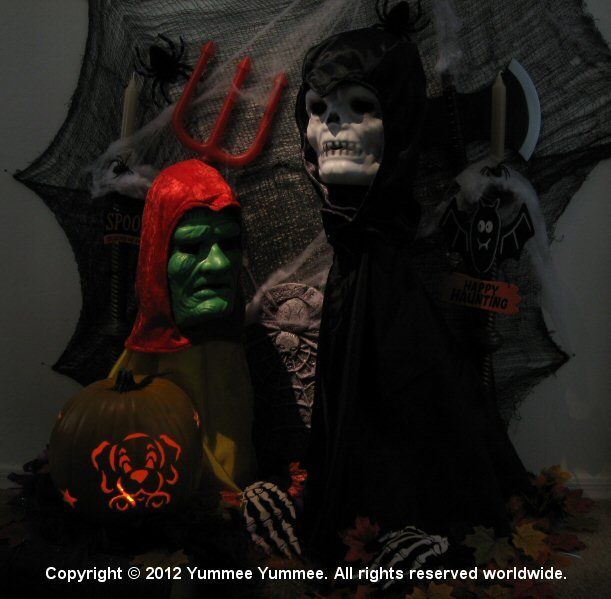 Last year's costumes make great party props! Last year's costumes make great party props!