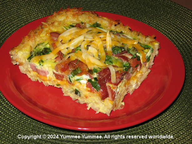 It's a filling breakfast for a long work day. But, it works for a big lunch or dinner. Yummee!.