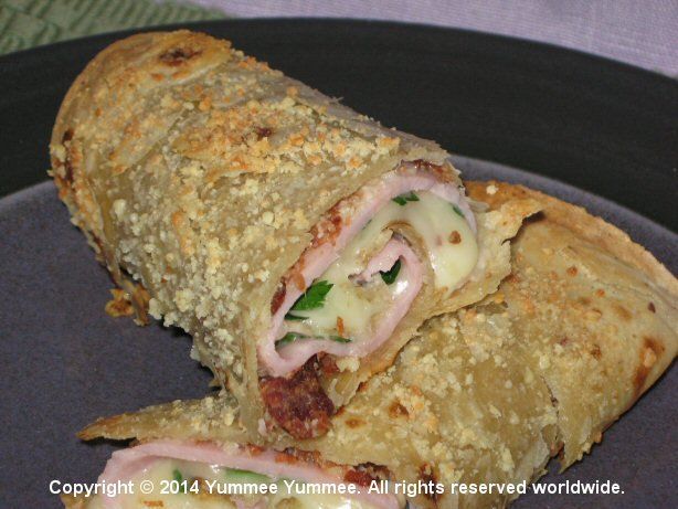 Ham and Cheese Wraps