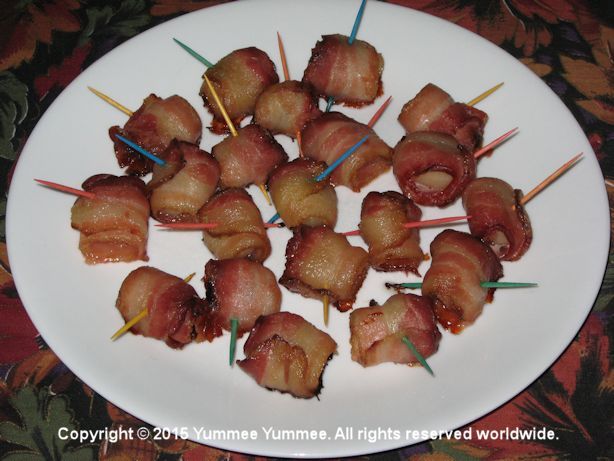 Bacon Wrapped Water Chestnuts