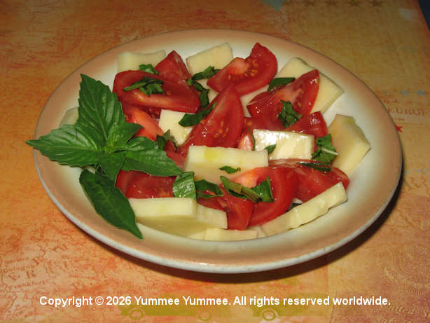 Only five ingredients in this simple, yet delicious, salad. Try it!