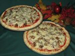 Gourmet Thick Crust Pizza - two 12 inch pies Gourmet Thick Crust Pizza - two 12 inch pies