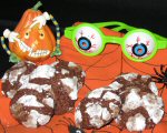 Spooky Chocolate Crackles - BOO! Spooky Chocolate Crackles - BOO!
