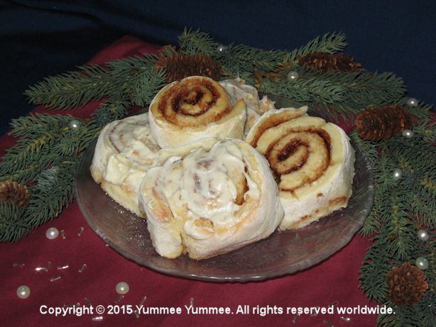 Cold winter mornings deserve fresh, warm Cinnamon Rolls.