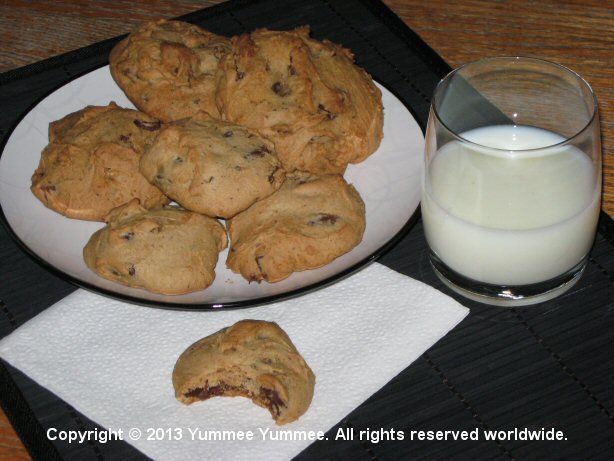 Chocolate Chunk Cookies - a chunk of chocolate in every scrumptious bite.