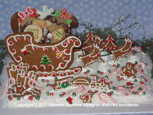 Fill a Sleigh of cookies for your Santa. Fill a Sleigh of cookies for your Santa.