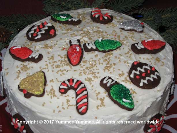 Break the rules at Christmas. Frost a cake with Sandwich Cookie Filling. Yummee Yummee sweetness. Break the rules at Christmas. Frost a cake with Sandwich Cookie Filling. Yummee Yummee sweetness.