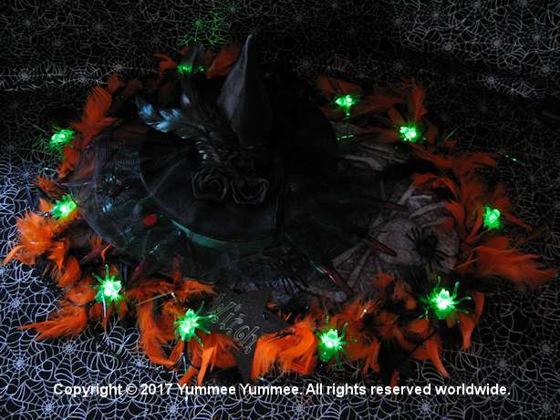 Lighting can change your Halloween party into spooky fun. A black light to illuminate your centerpiece is creepy cool. Or, you can use battery operated LED lights - glowing spiders. Lighting can change your Halloween party into spooky fun. A black light to illuminate your centerpiece is creepy cool. Or, you can use battery operated LED lights - glowing spiders.