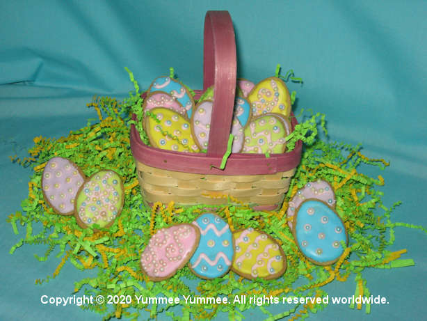 Sugar cookie eggs are the star of the Easter table. Sugar cookie eggs are the star of the Easter table.