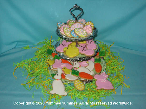 Make, bake, and decorate a tower of sugar cookies. Make, bake, and decorate a tower of sugar cookies.