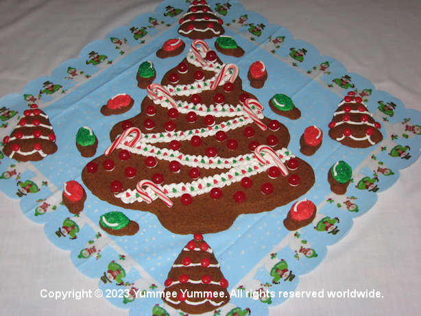 I'll be home for Christmas. Bake a Giant Gingerbread Christmas Tree Cookie for me!