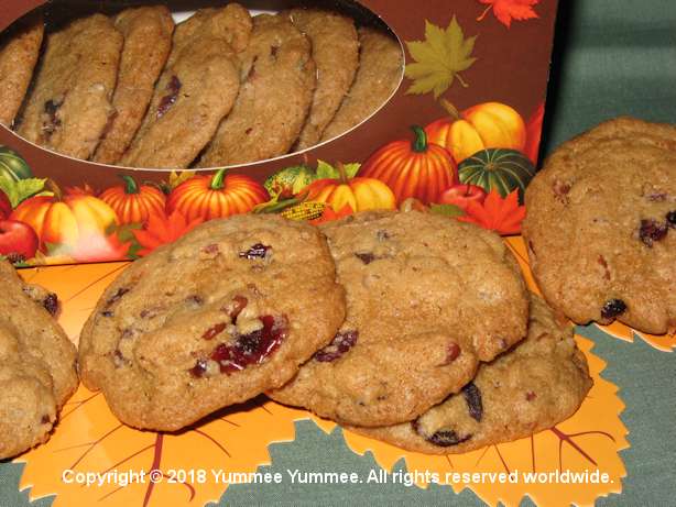 Maple Bacon Nut Cranberry Cookies are a gluten-free treat.