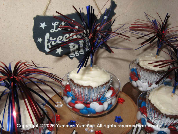 Let Freedom Ring with Fudgee Chocolate Velvet Cake!