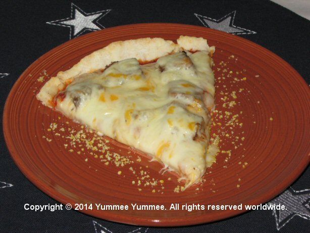 Thin Crust Pizza made fresh and homemade, not frozen.