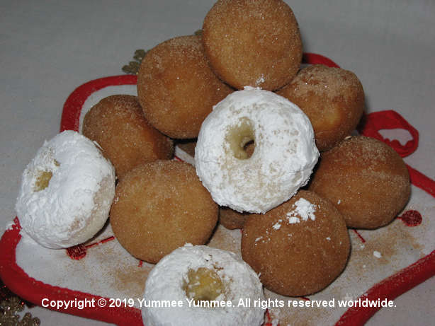Break your New Year's Resolution with Mini-Donuts.