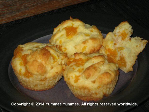 Mandarin Orange Muffins - gluten free. Vitamin C in every bite.