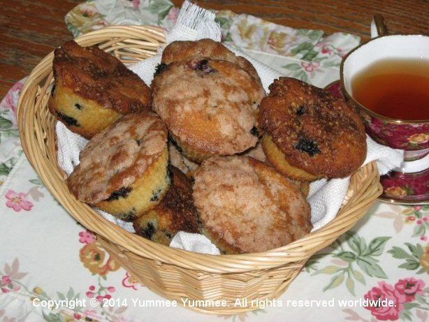 Blueberry Streusel Muffins - fruit filled gluten-free and yummee.