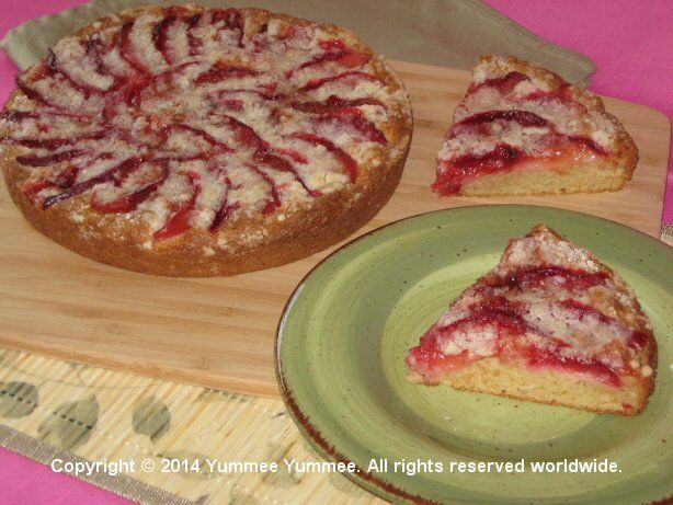 Spiral Plum Cake - gluten-free yummeeness! Click here for more coffeecake recipes.