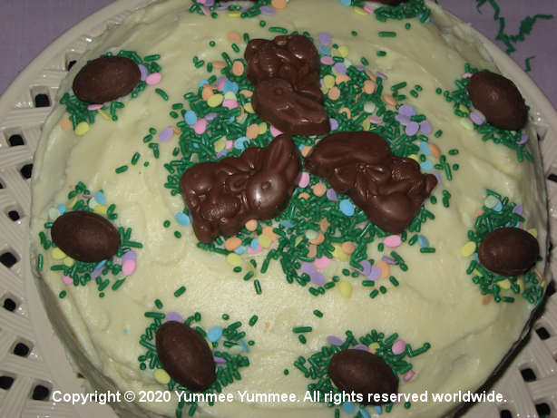 Chocolate Bunny Carrot Cake - What's Carrot Cake without bunnies? Chocolate Bunny Carrot Cake - What's Carrot Cake without bunnies?